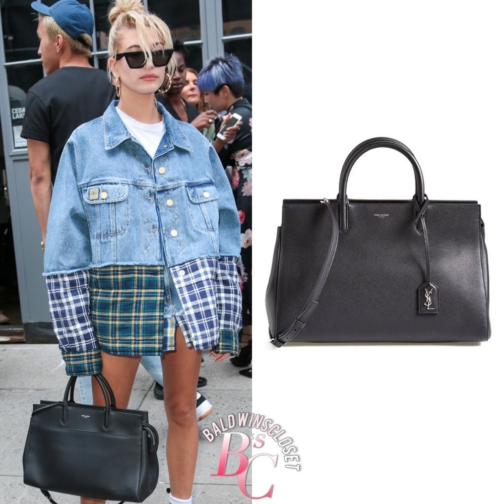 Black Saint Laurent (YSL) Cabas Rive Gauche